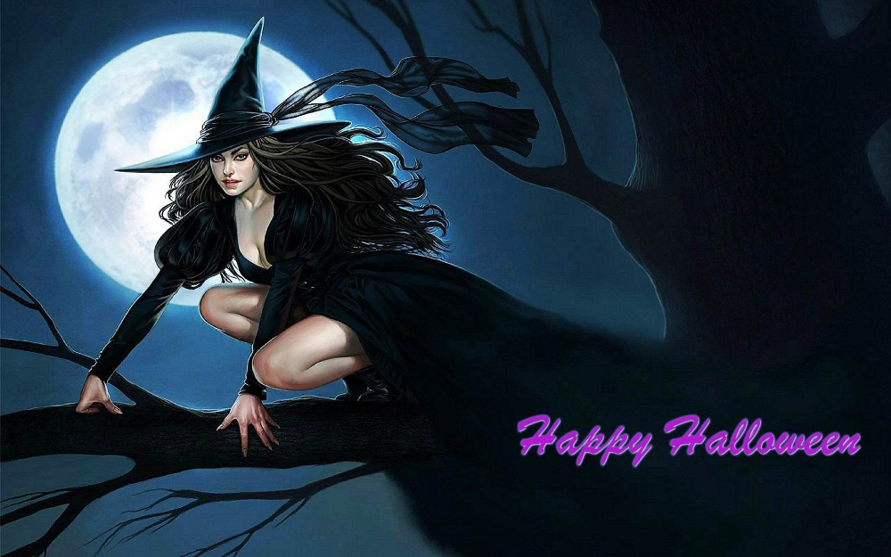 Captivating high resolution witchy desktop wallpaper to explore