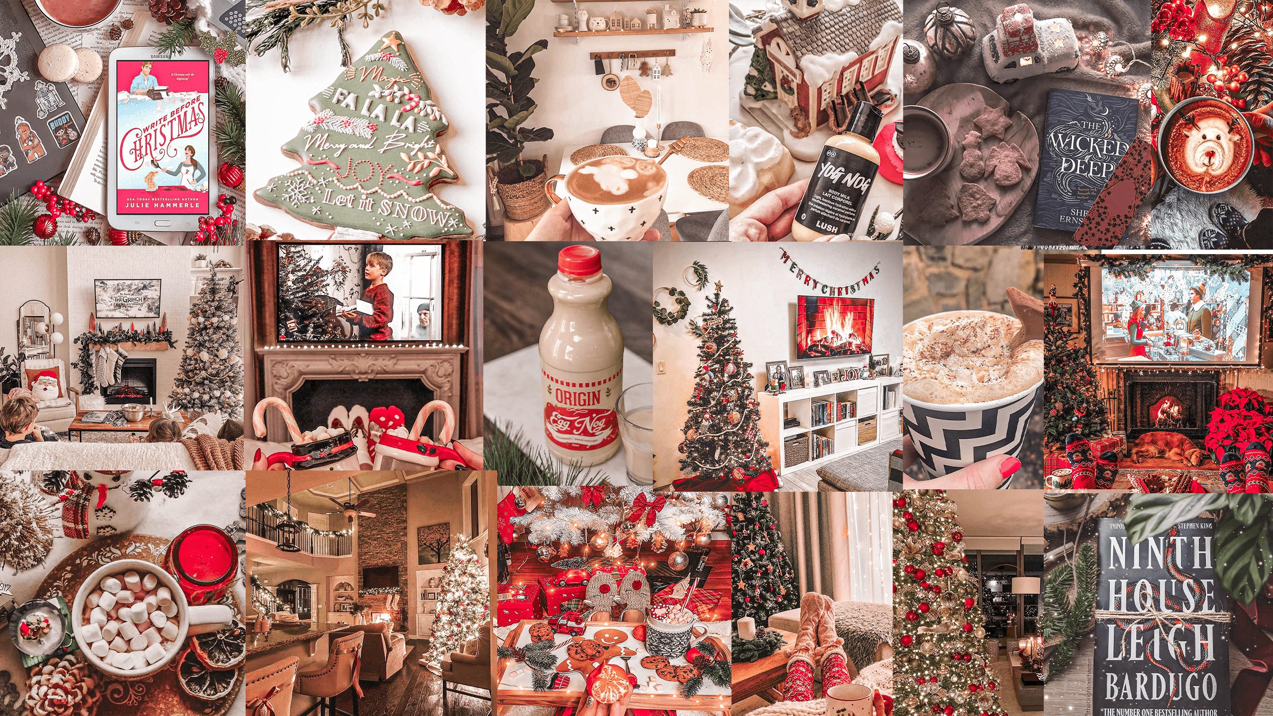 best christmas collage wallpaper laptop free