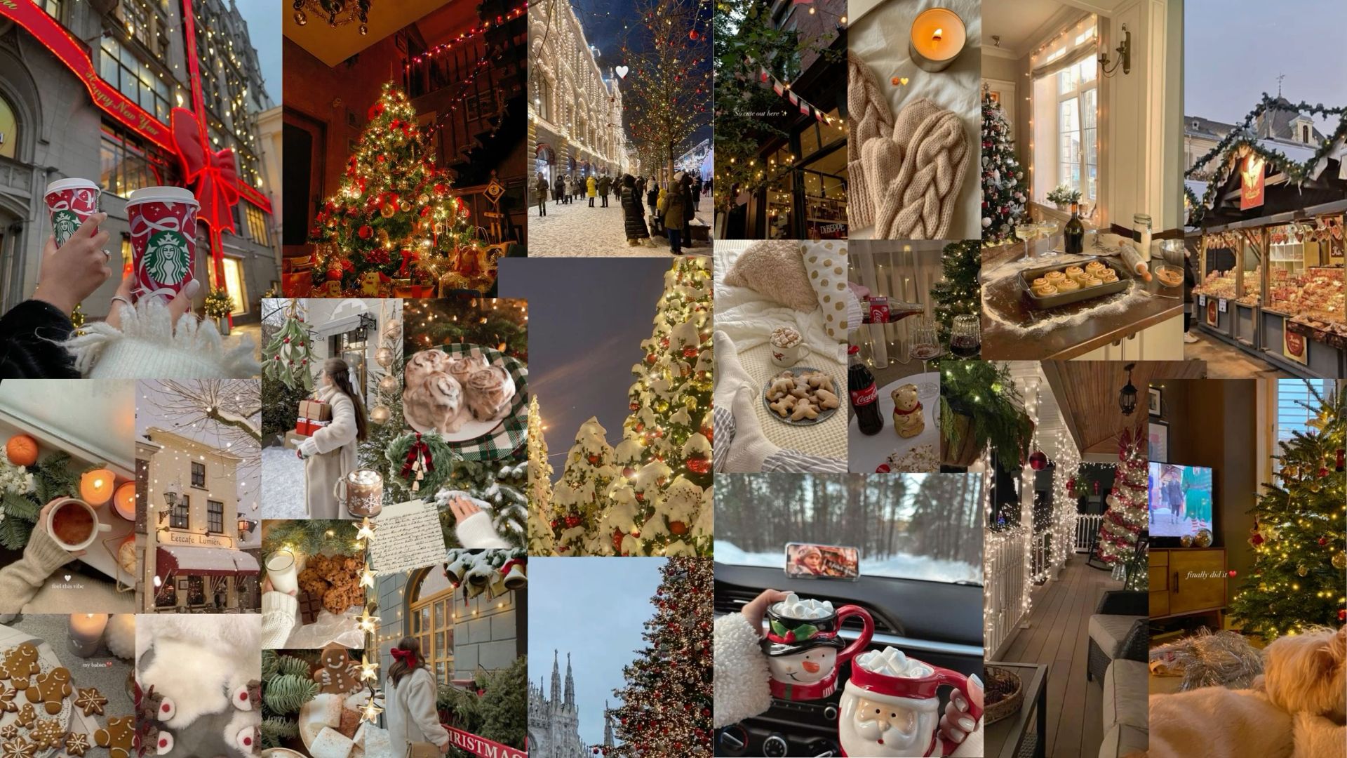 christmas collage wallpaper laptop 0028