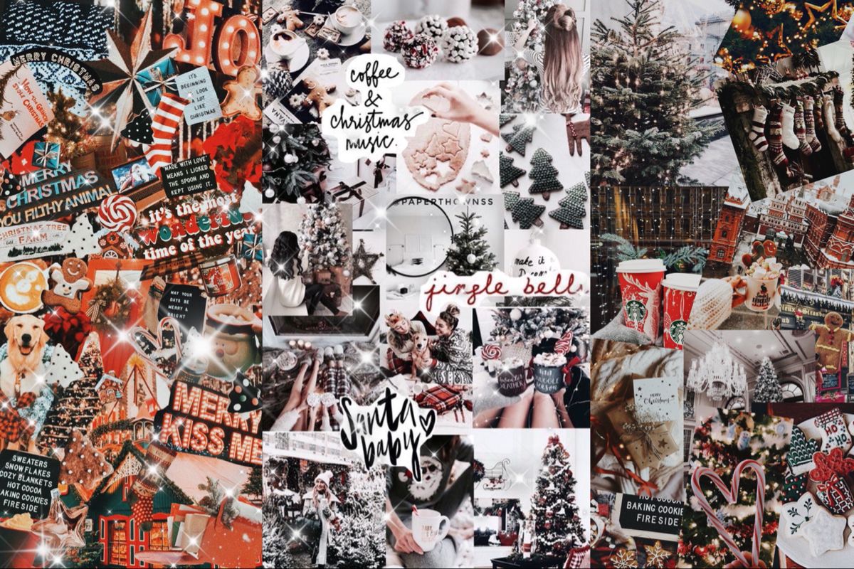 christmas collage wallpaper laptop 0029