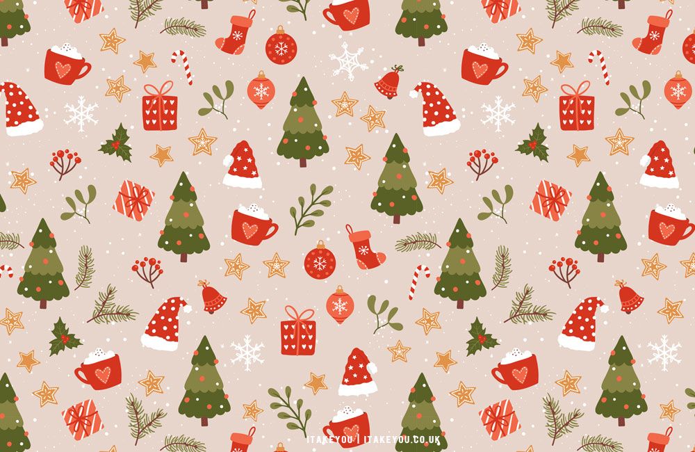 christmas collage wallpaper laptop 0043