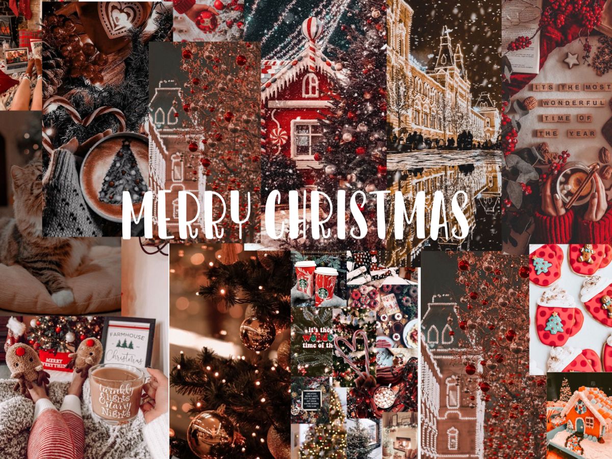 christmas collage wallpaper laptop 0052