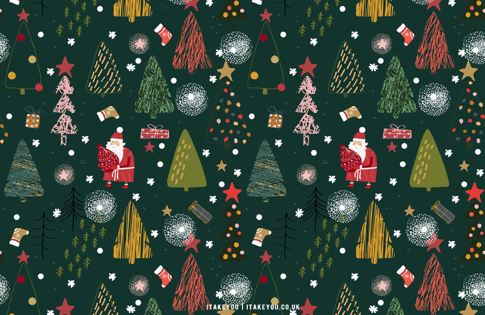 christmas collage wallpaper laptop 0083