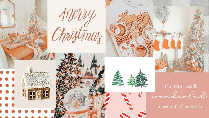 christmas collage wallpaper laptop 0089