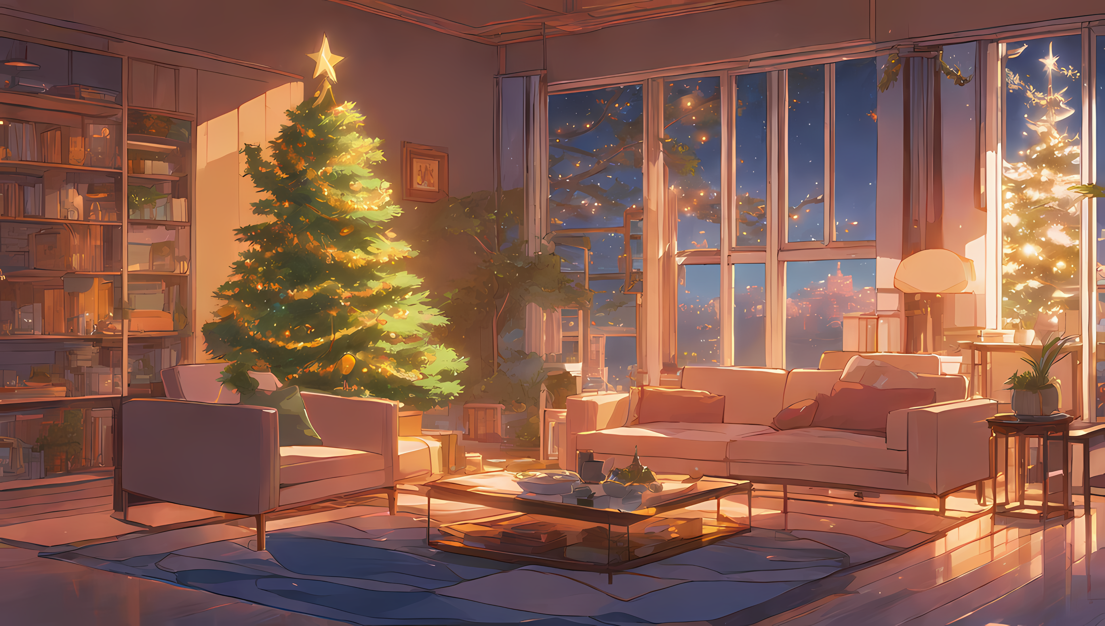 christmas desktop background