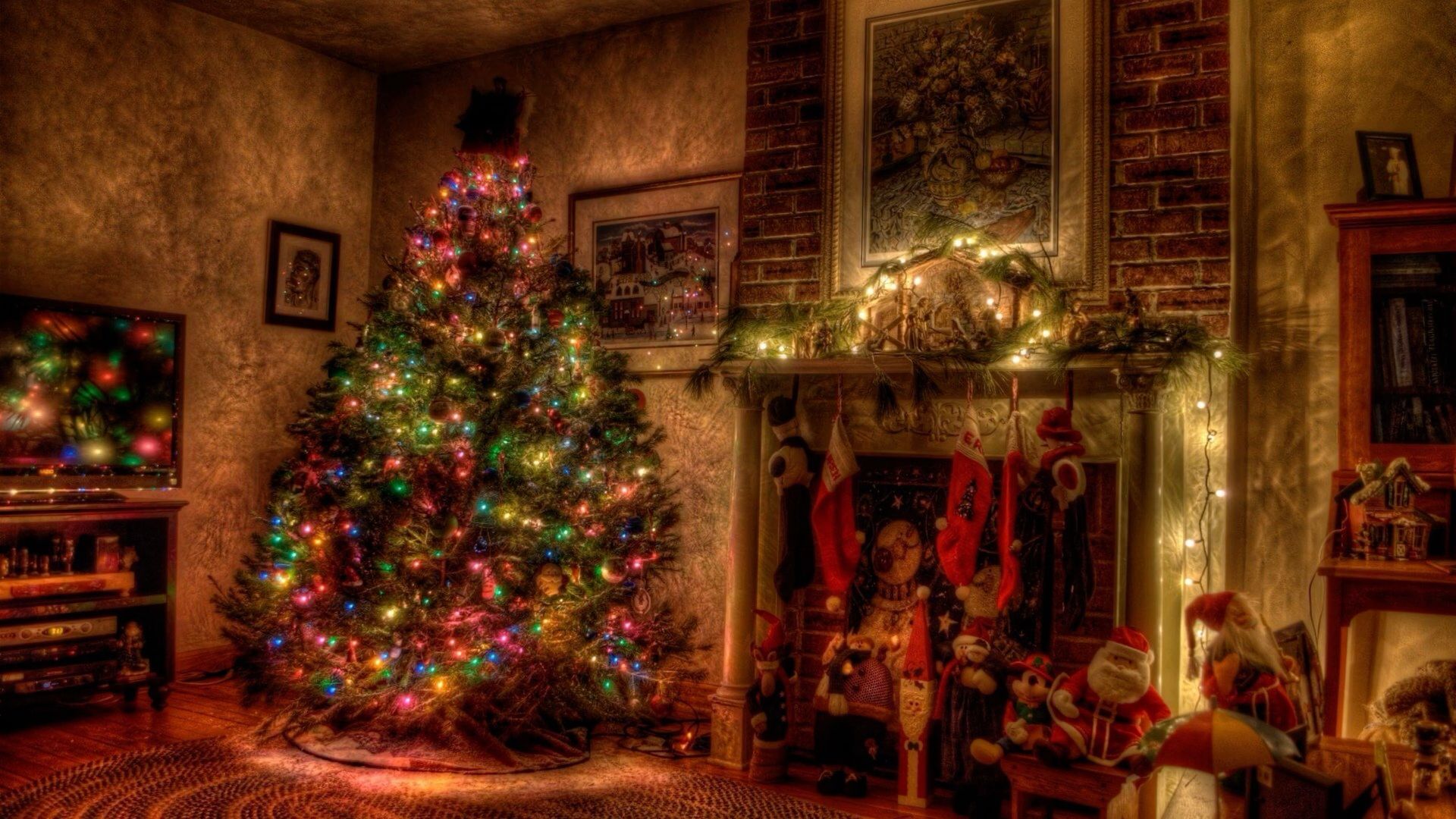 christmas tree wallpaper desktop 0049