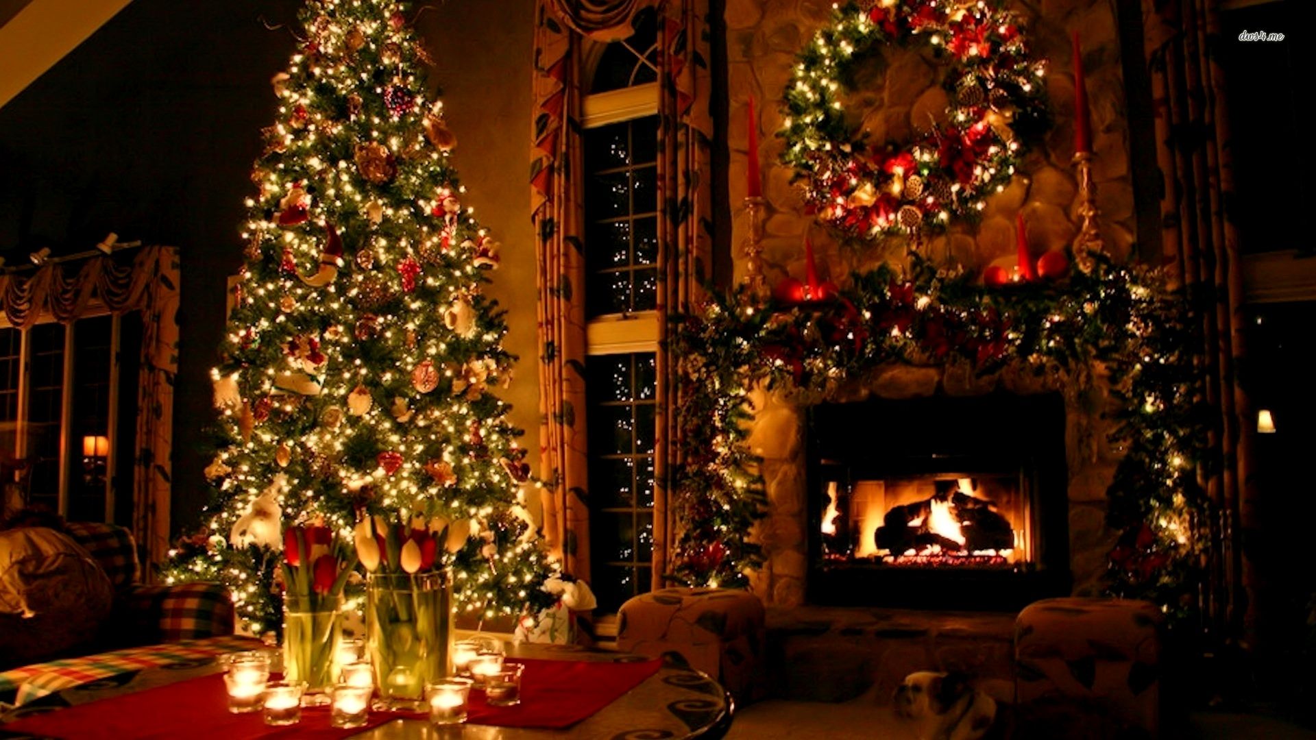 christmas tree wallpaper desktop 0050