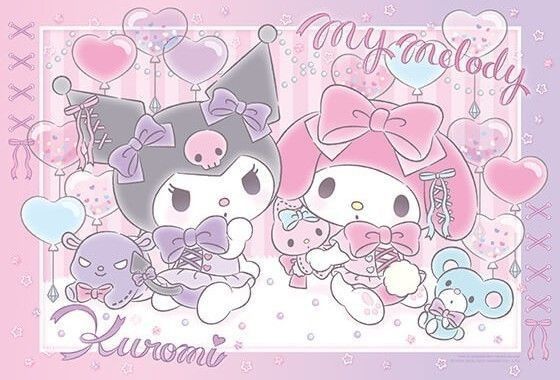 colorful my melody wallpaper for gamers.