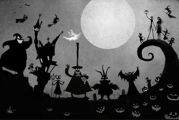 custom nightmare before christmas desktop wallpaper