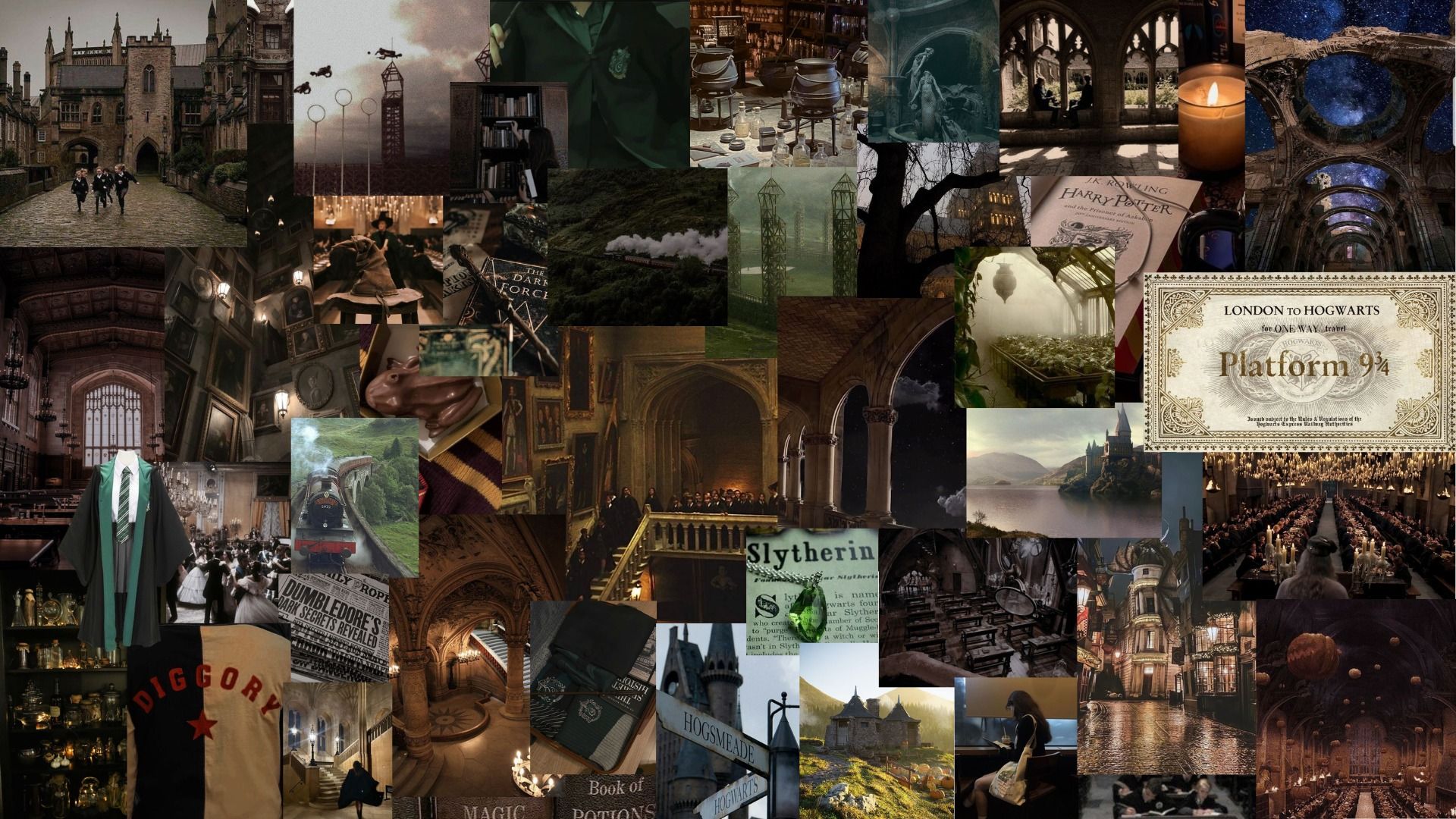 customizable hogwarts desktop wallpaper