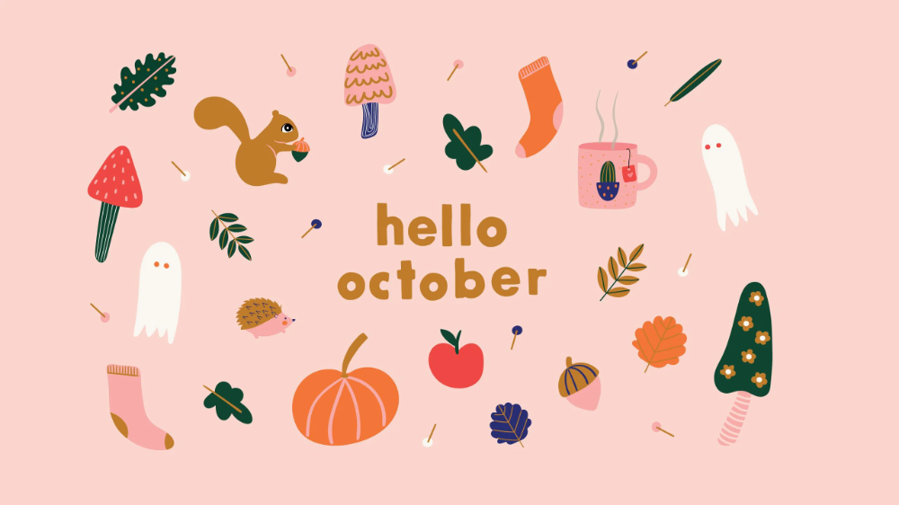 cute october wallpaper for desktop