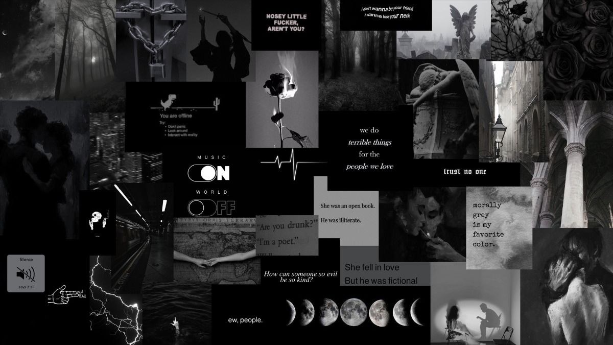 dark aesthetic desktop wallpaper themes