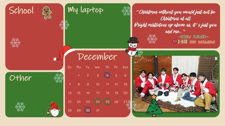 desktop aesthetic cute christmas wallpaper 0067