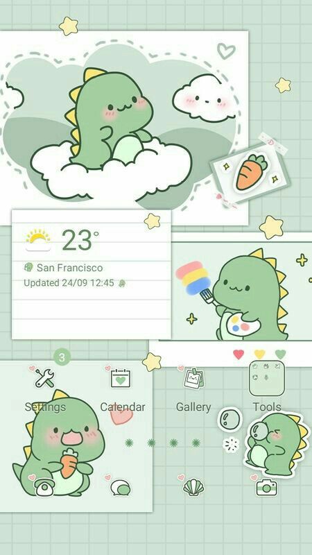 desktop cute dinosaur wallpaper 0081