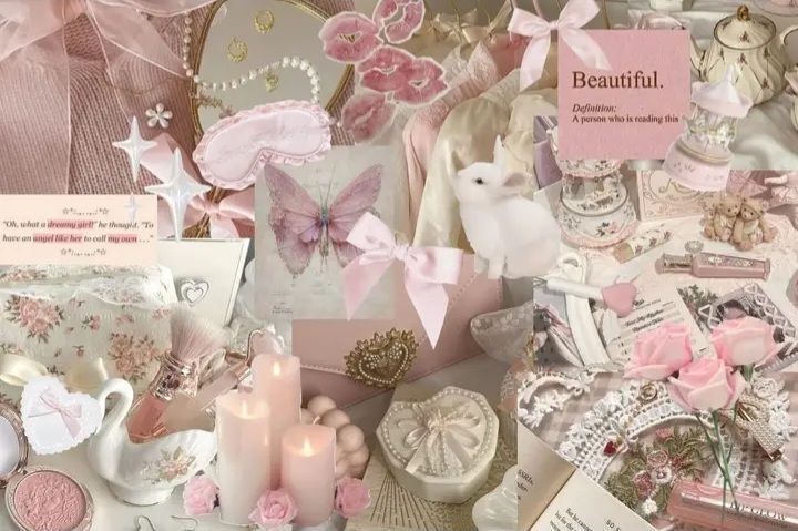 elegant pink aesthetics for desktop backgrounds.