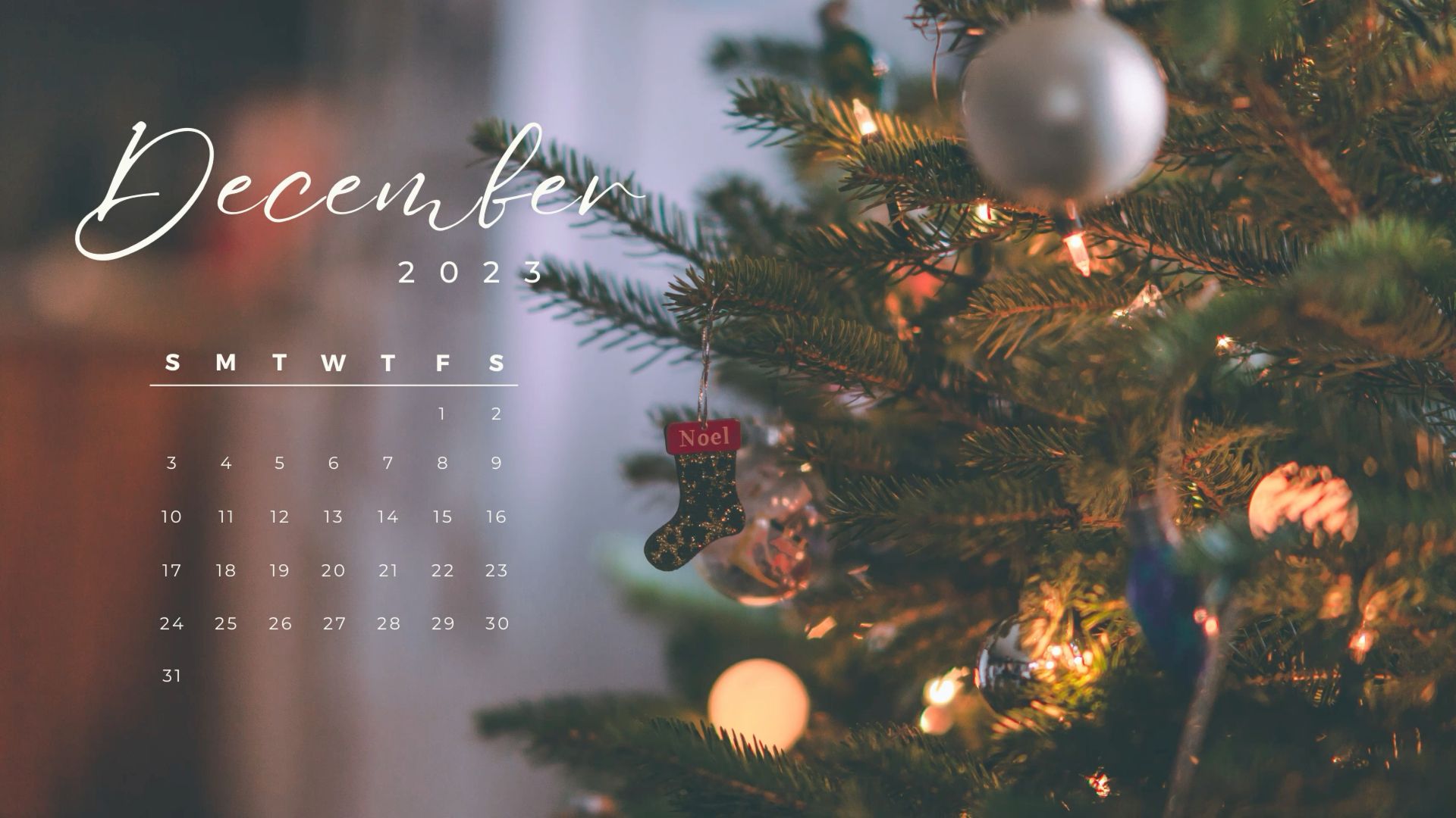 festive December desktop wallpaper graphics