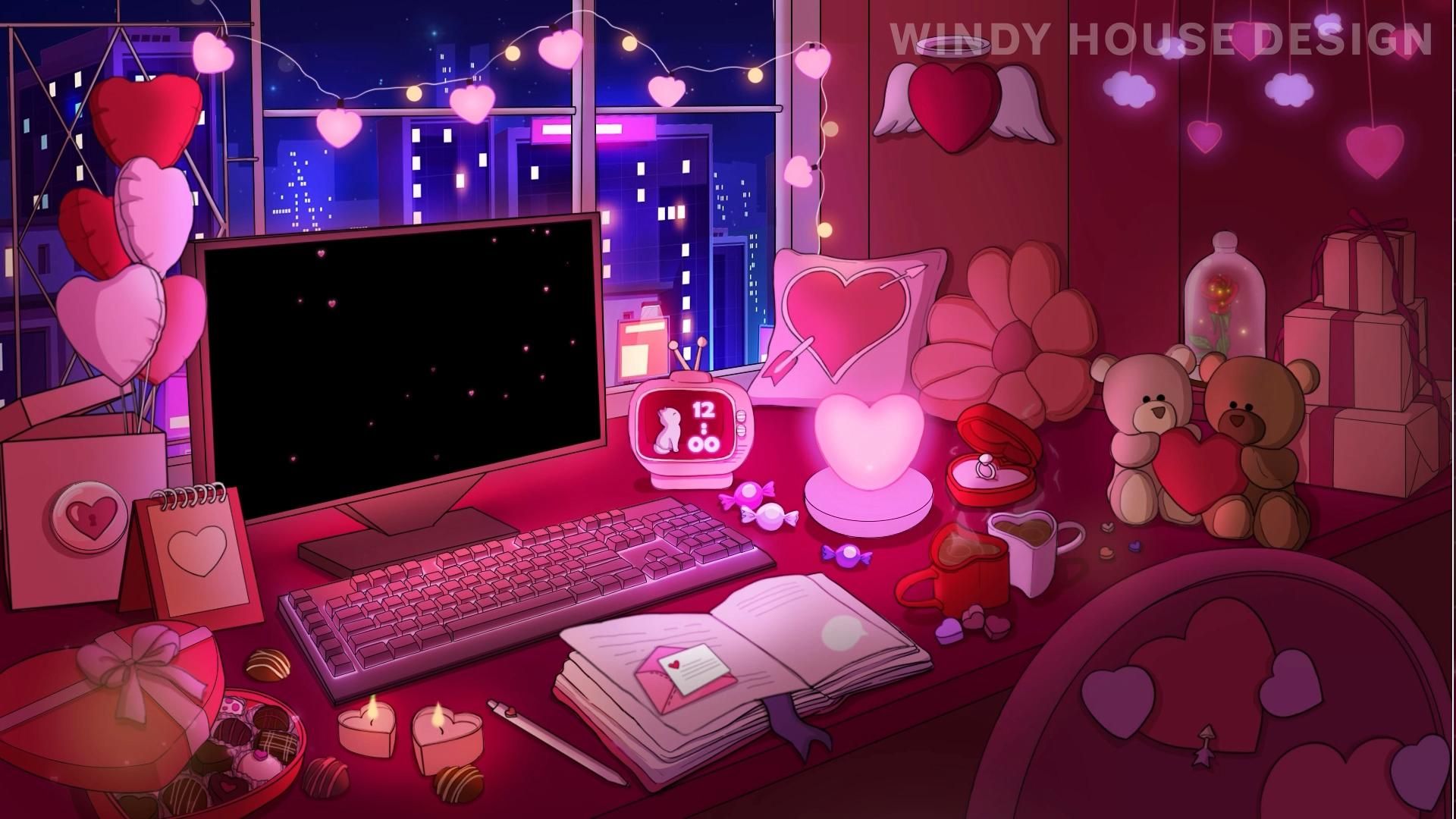 full screen valentines day desktop wallpaper 0089