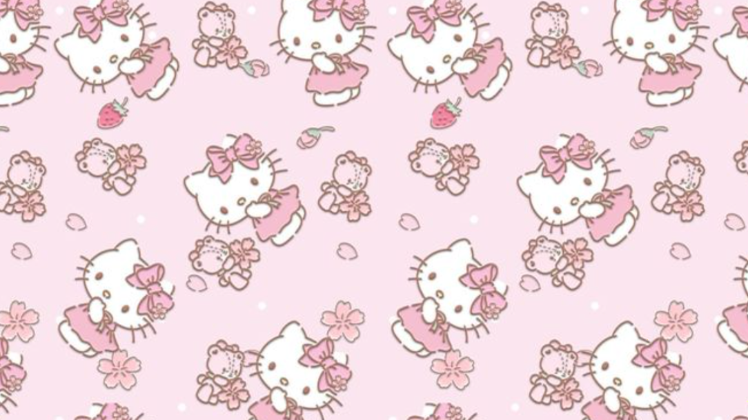 hello kitty inspired laptop wallpaper designs