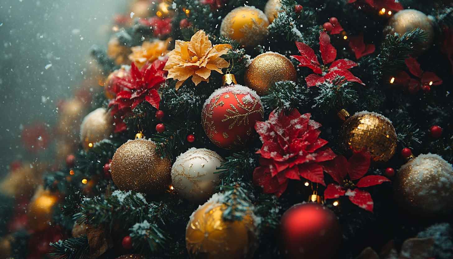 high-definition christmas tree wallpaper desktop designs