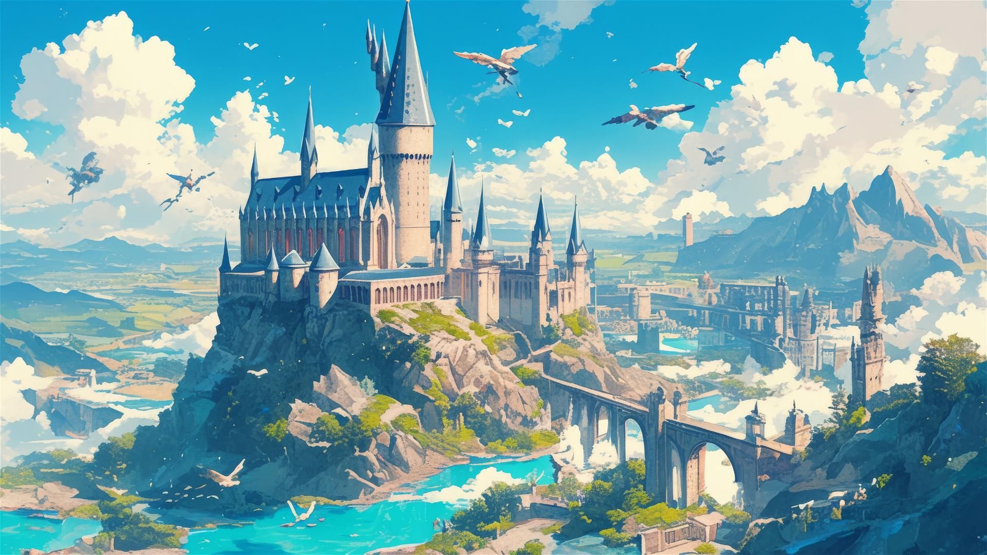 hogwarts desktop wallpaper 0031