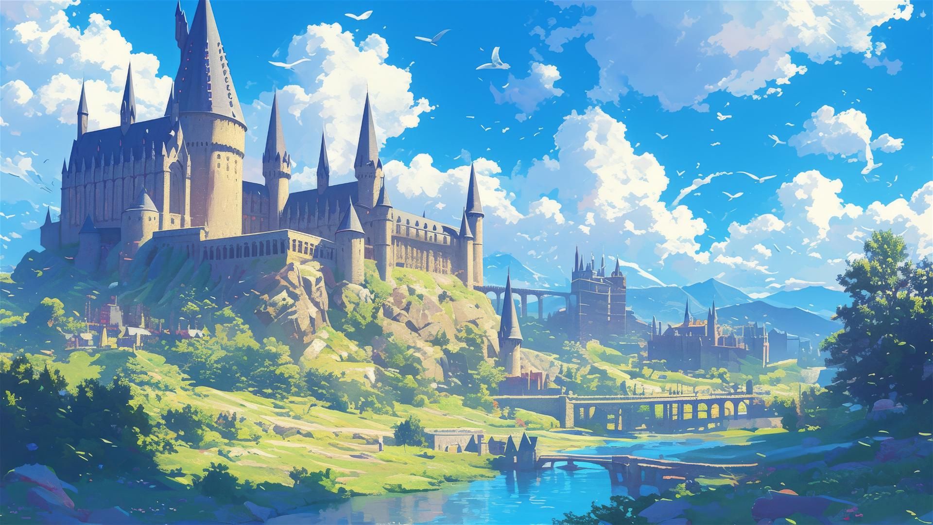 hogwarts desktop wallpaper 0040