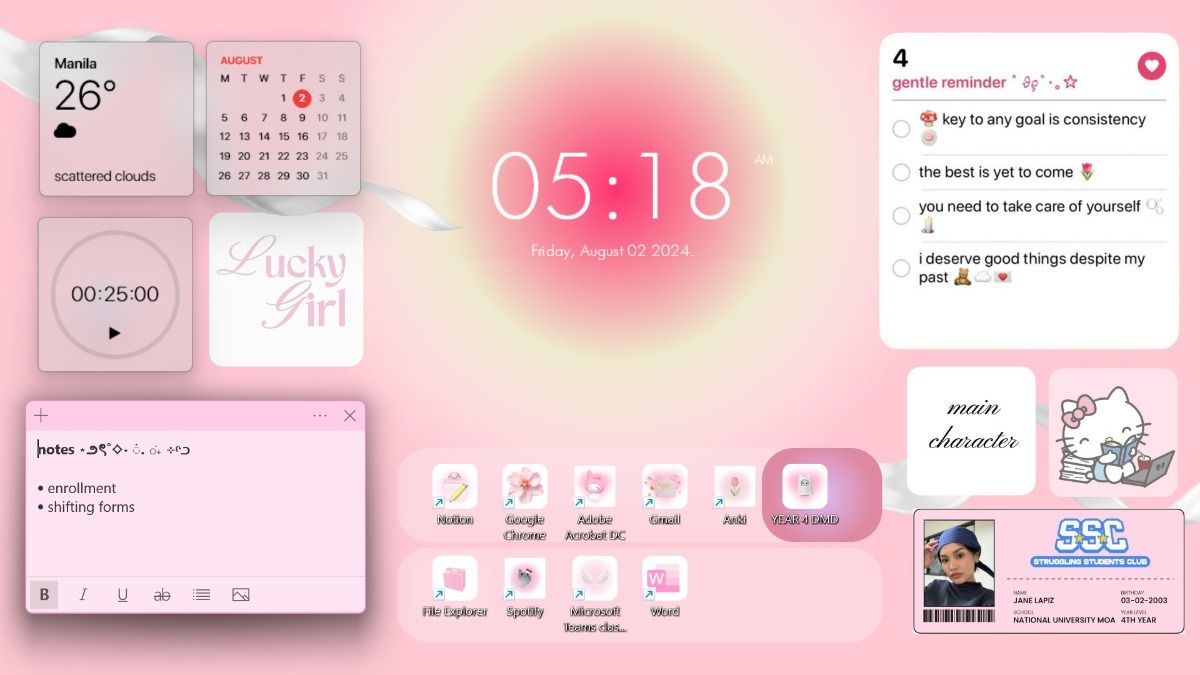 immersive pink aesthetic wallpaper collection