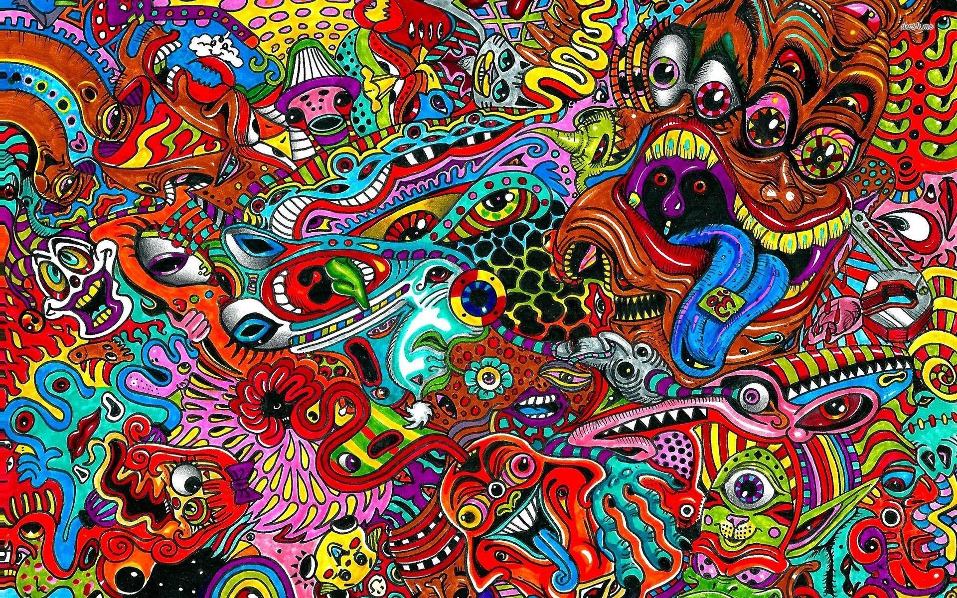 mesmerizing trippy wallpaper desktop art