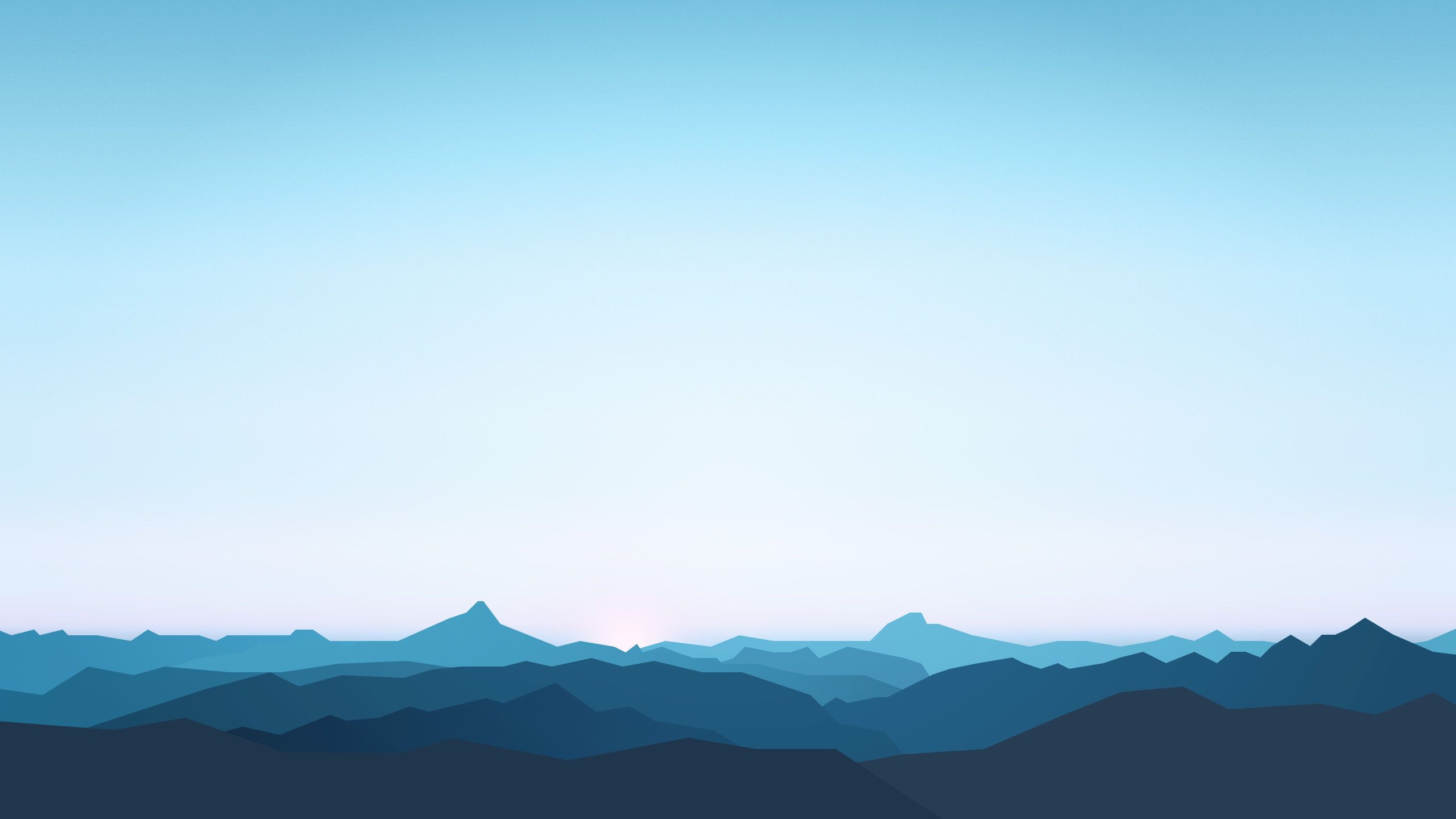 minimalist blue aesthetic desktop wallpaper 0097