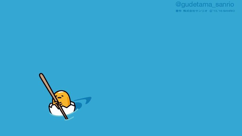 minimalist gudetama desktop wallpaper styles