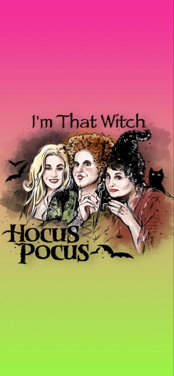 minimalist hocus pocus desktop wallpaper designs