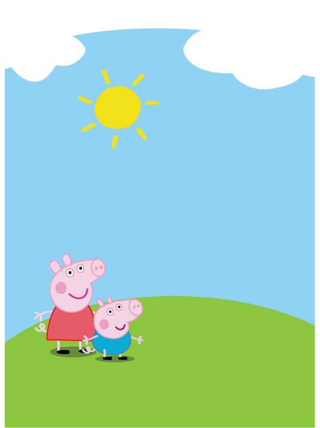 Peppa Pig characters desktop wallpaper