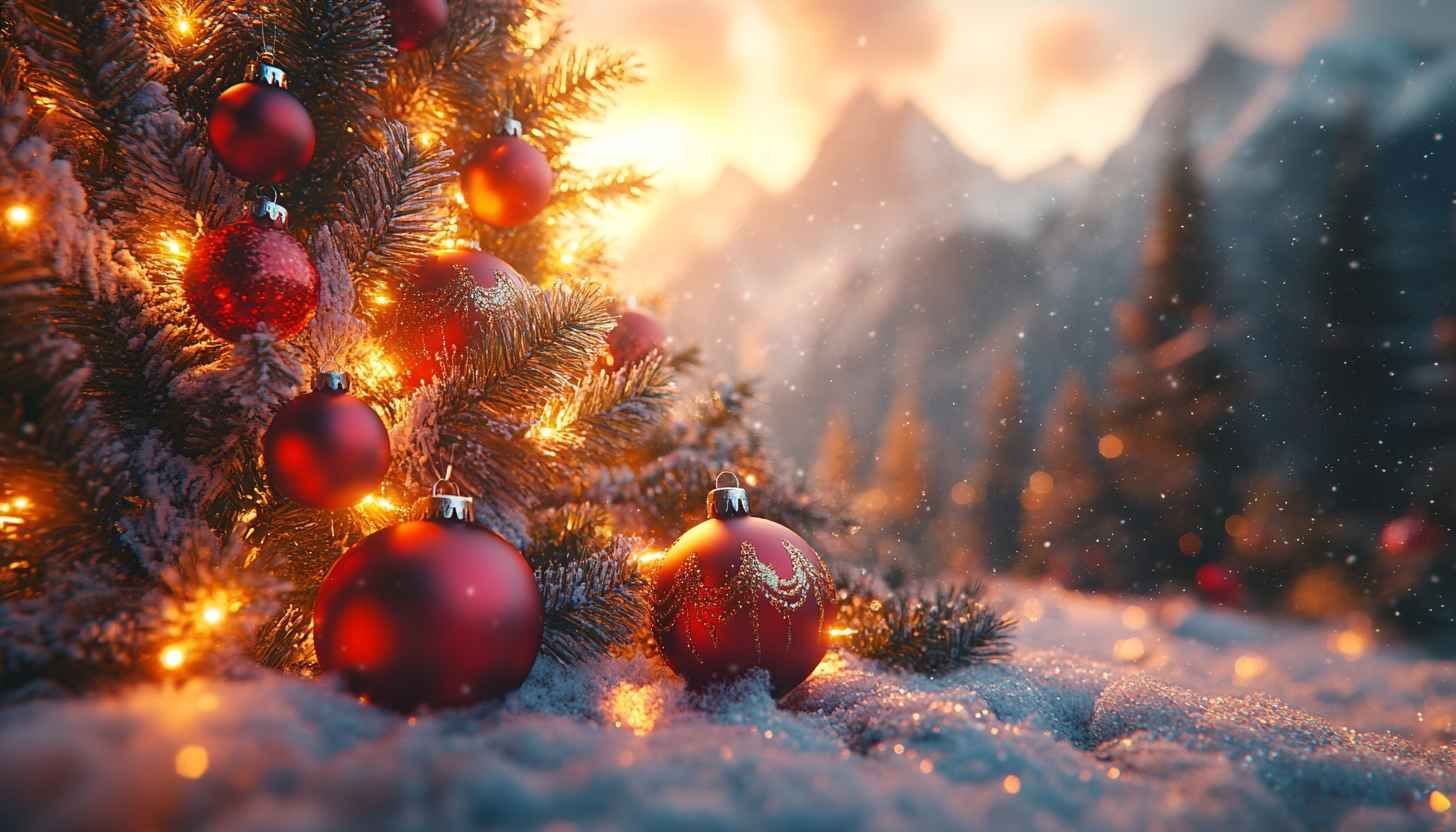 seasonal christmas tree wallpaper desktop selections