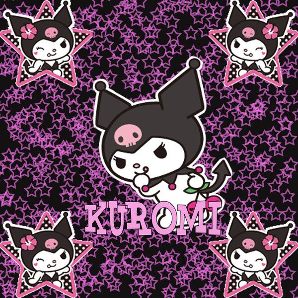 stunning gothic kuromi backdrop for computer