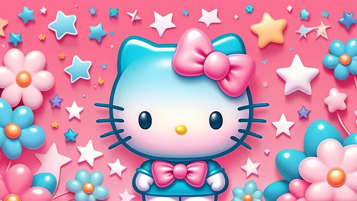 stunning high resolution hello kitty desktop wallpaper for gaming