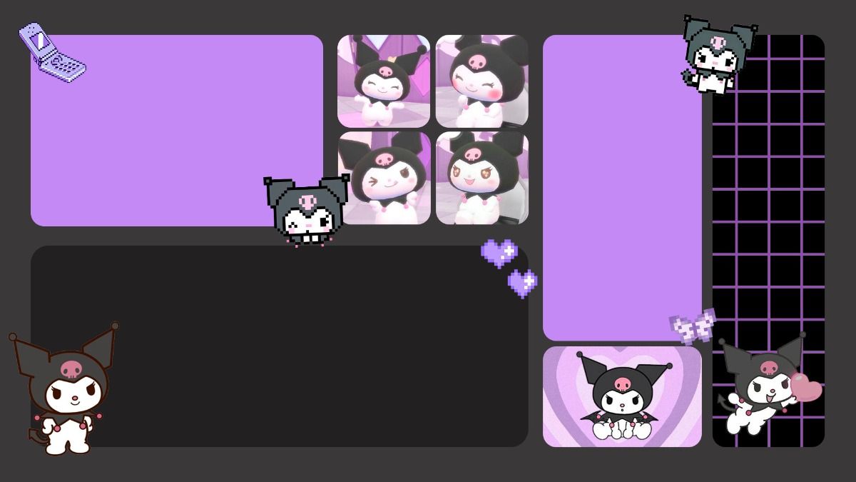 trendy kuromi wallpaper for desktop