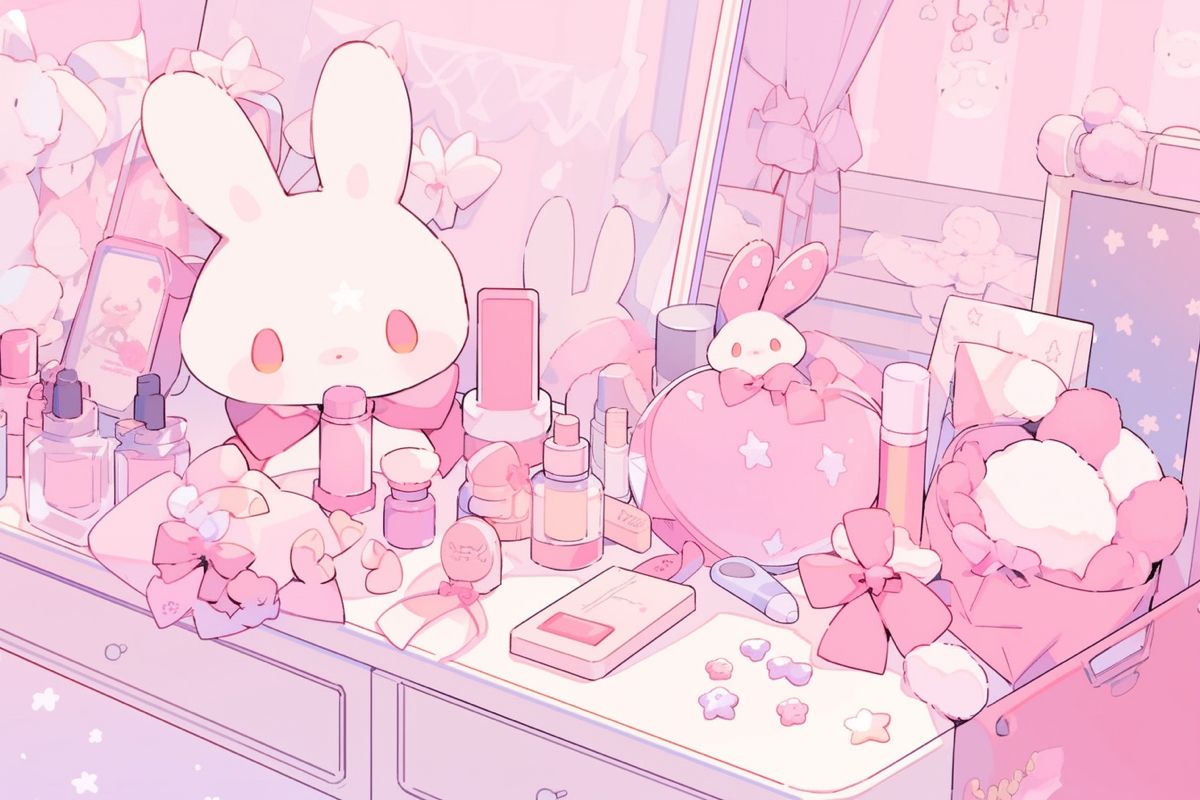 vibrant kawaii wallpaper desktop art