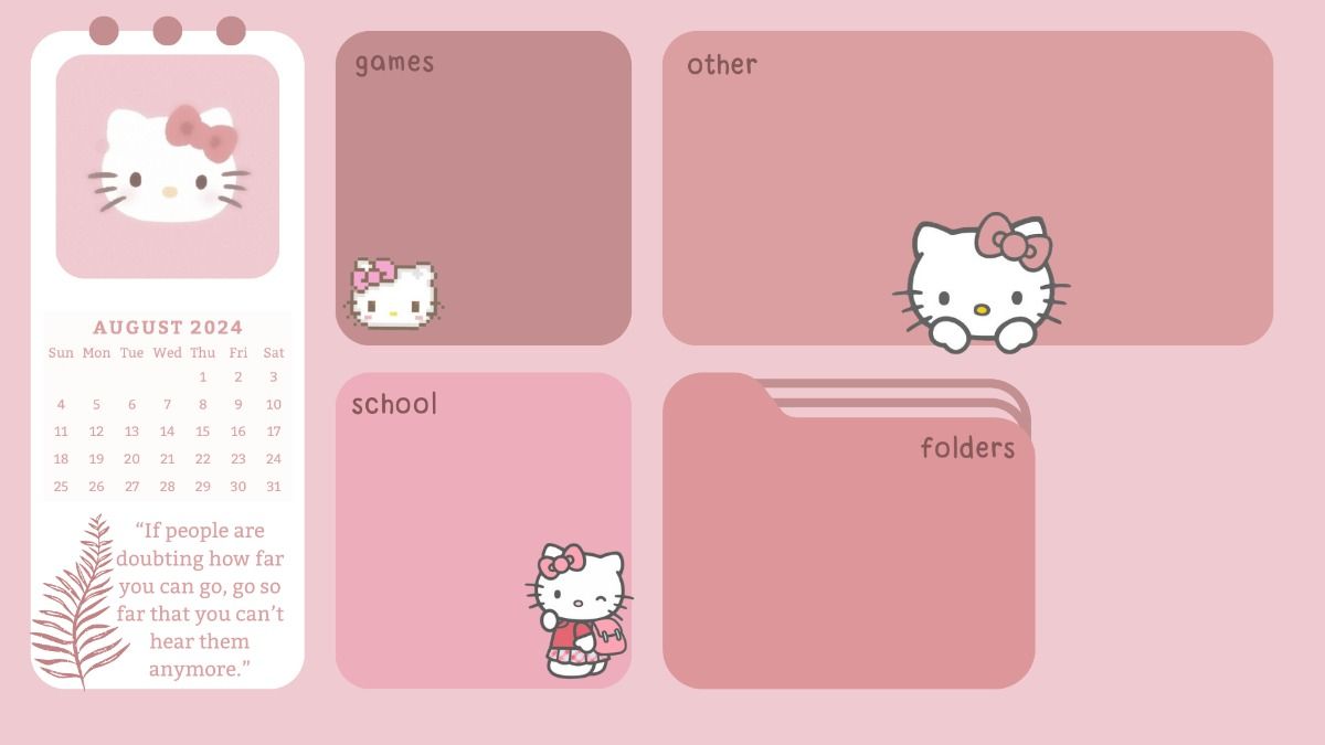 wallpaper hello kitty laptop 0075