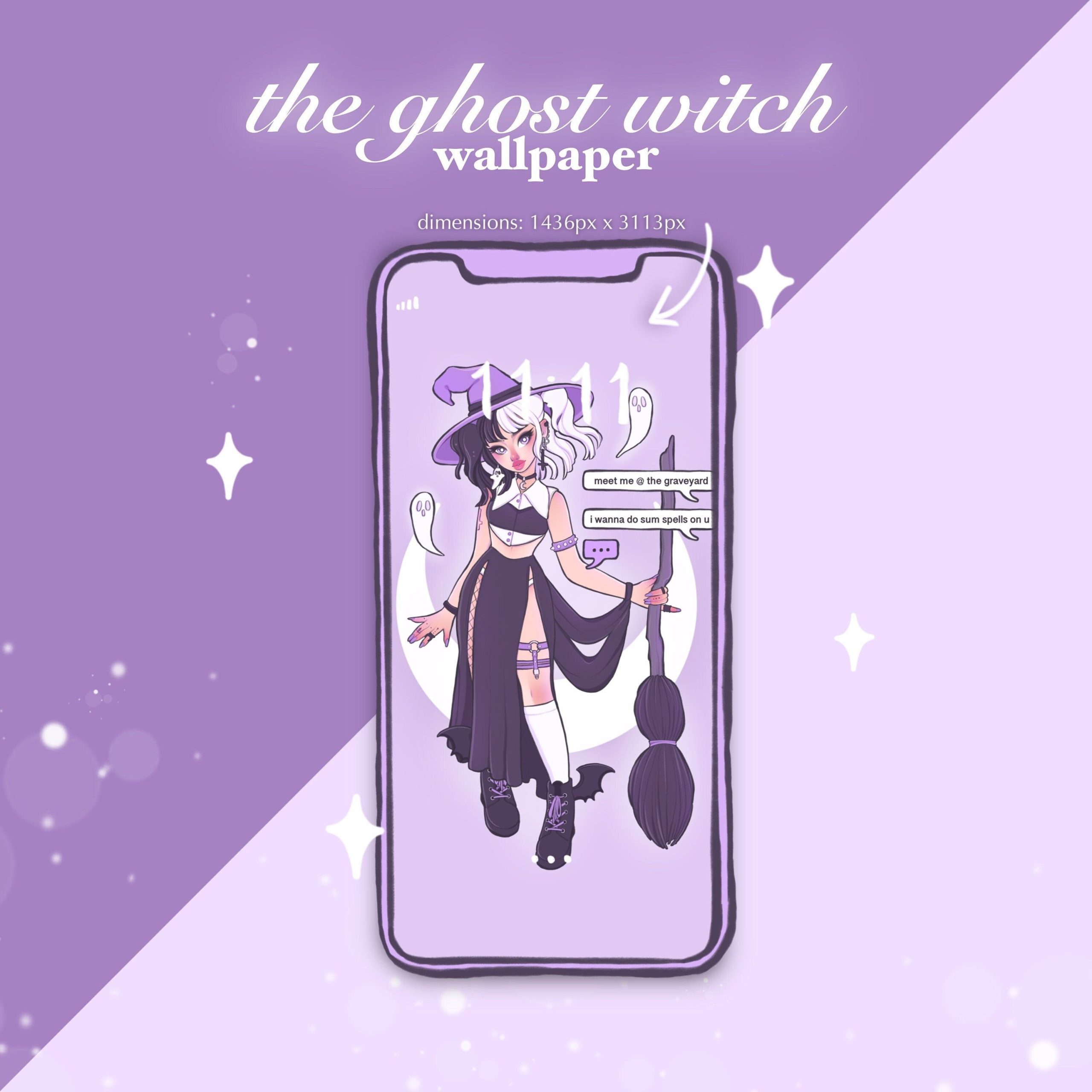 witchy vibes witch aesthetic desktop wallpaper 0025