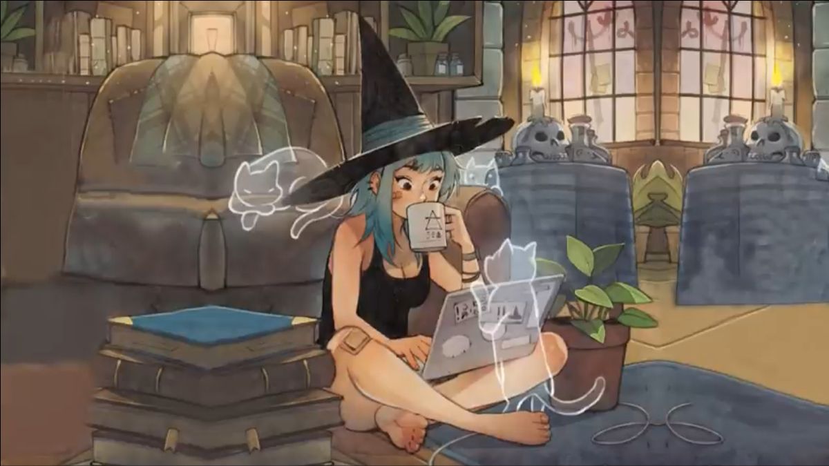 witchy vibes witch aesthetic desktop wallpaper 0043